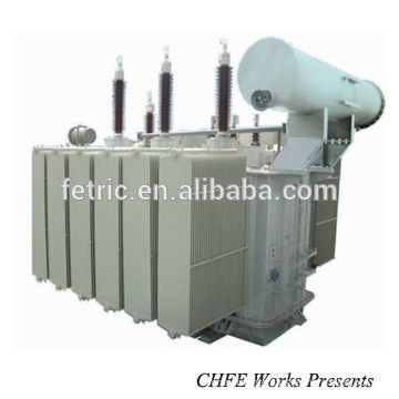 Three phase oil immersed power distribution 69kV transformer